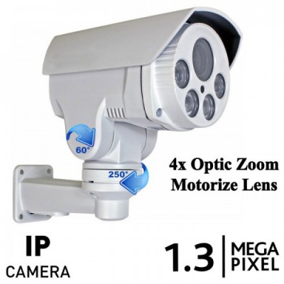 1.3 MP Ip Bullet PTZ Kamera 960p