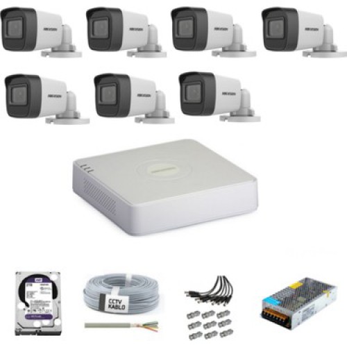 7 Kameralı Haıkon Hd 3mp Kamera Güvenlik Sistemi