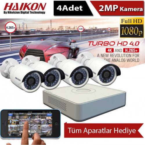 Haikon 2MP Full HD İç ve Dış Ortam