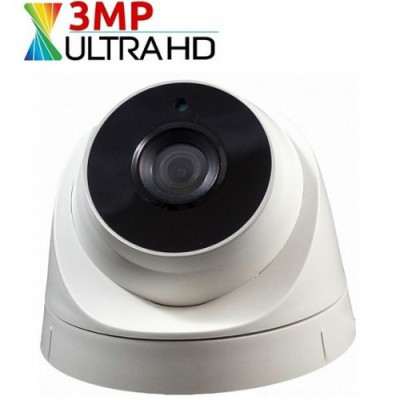 3 MP 4 Atom LED AHD Dome Kamera Full HD