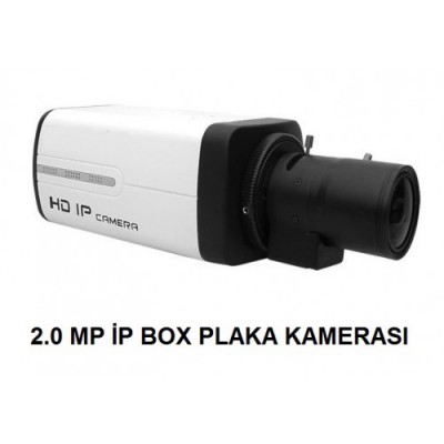 2 MP IP BOX Kamera FULL HD 1080P Plaka Kamerası