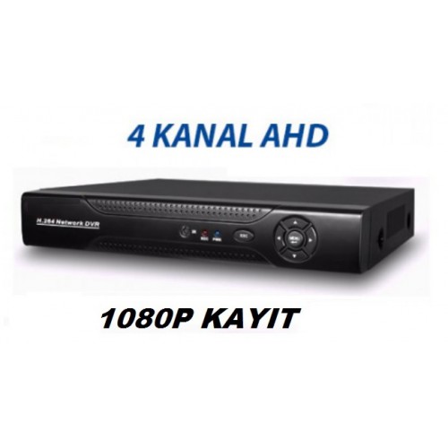 4 KANAL AHD HİBRİT Kayıt Cihazı 1080P Kayıtlı