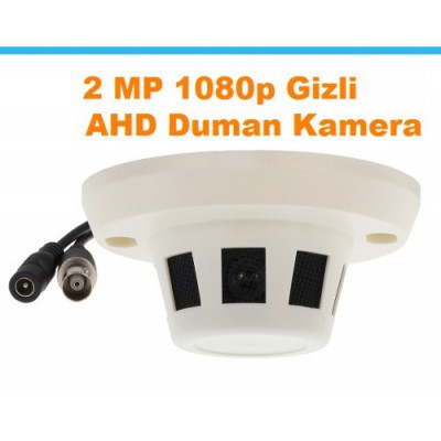 AHD Duman Kamera 2 MP FullHD 1080P Gizli Kamera