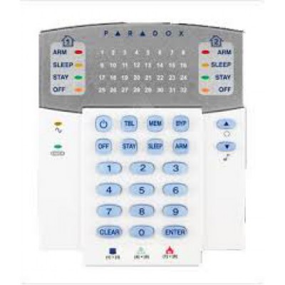 PARADOX K32 Hırsız Alarm Sistemi Led Göstergeli Tuştakımı (Keypad)