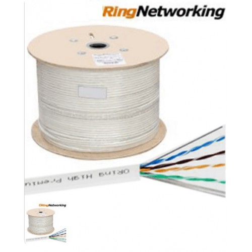 CAT6 U/UTP Kablo 500 MT. 23AWG, Ful Bakır CAT 6 Kablo