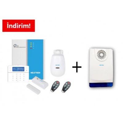 NEUTRON Smart Home GSM Kablosuz Hırsız Alarm Sistemi