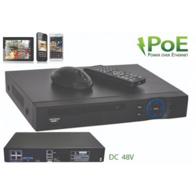 NVR 4 Kanal PoE Destekli IP Kamera Kayıt Cihazı