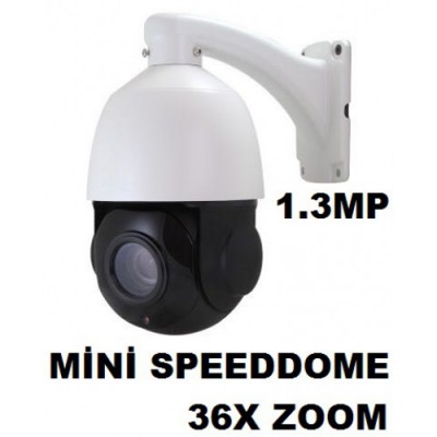 1.3MP AHD Mini Speed Dome Kamera - 36x Zoom