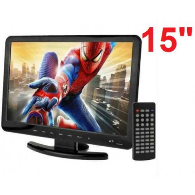 15" İnç Led Tv Hdmi 1080p Çıkış, Usb Medya Dvd-Tv Monitör